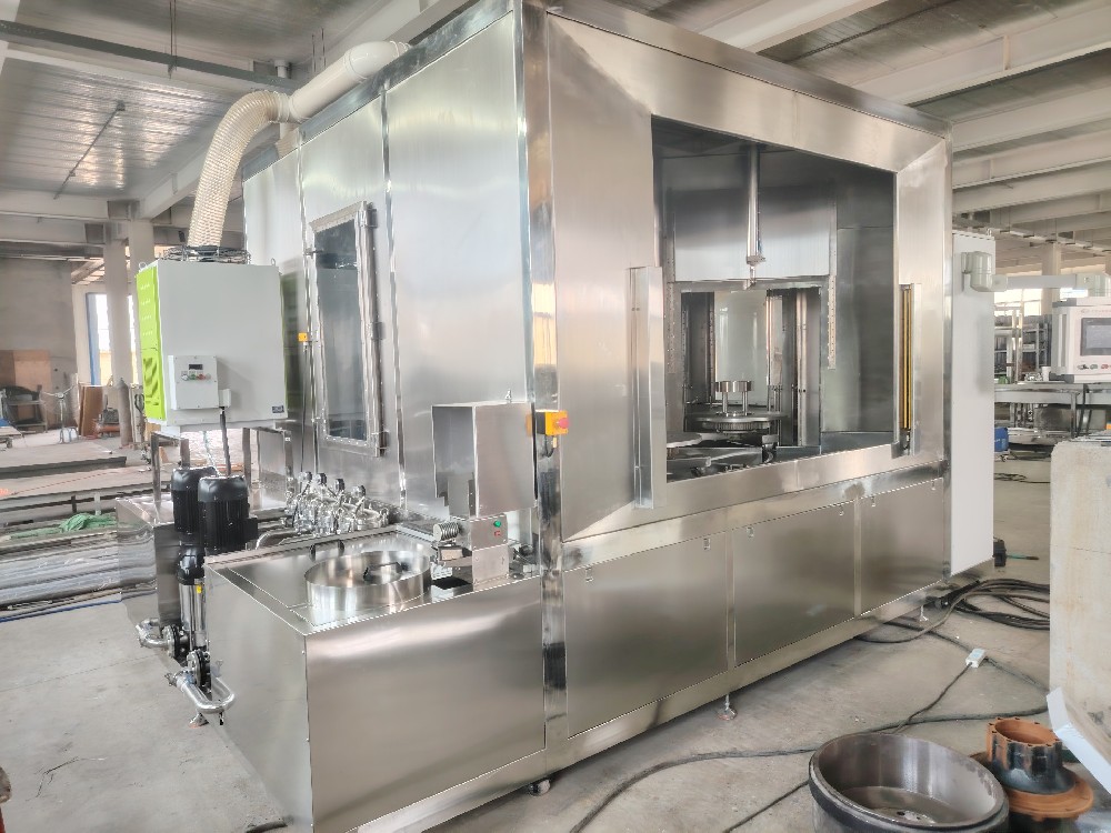 輪轂轉臺式噴淋清洗機